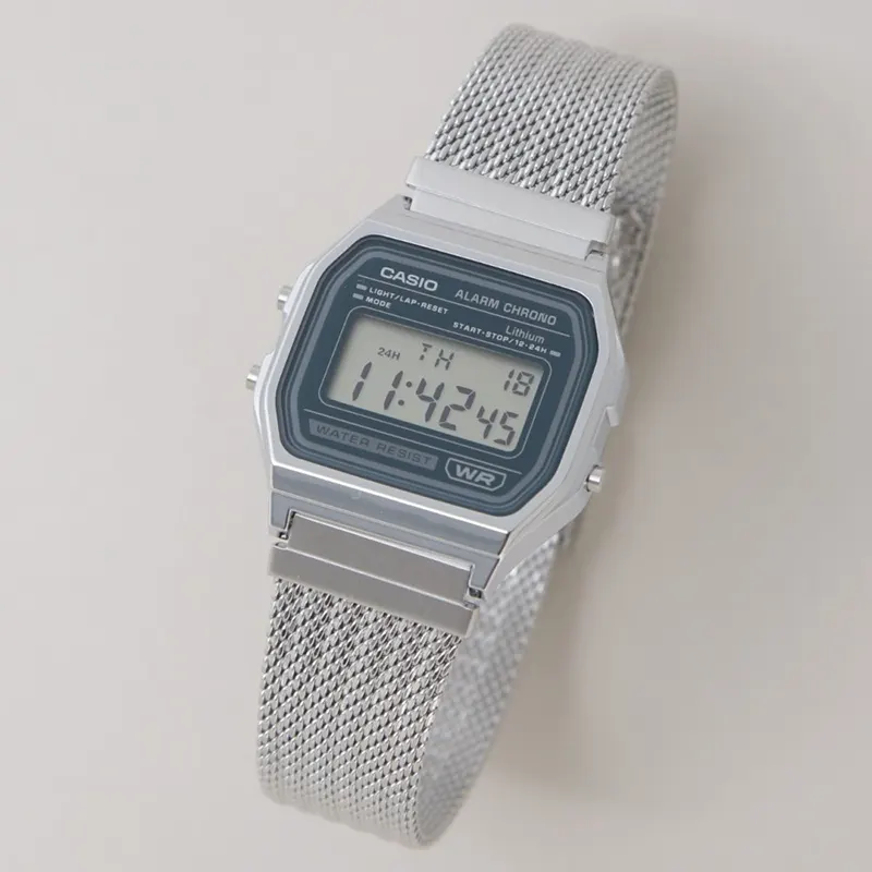Casio Classic Vintage Digital Dial Mesh Men's Watch- A158WEM-3
